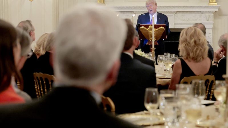 During a celebratory dinner at the White House with a number of Donald Trump’s GOP allies, including several Republican lawmakers from Congress, the president signaled that 10 more hostages in Gaza would be ‘coming very shortly.’
The dinner was largely focused on touting the achievements Republicans have had over the last six months, but while praising his administration’s work on foreign policy, Trump commented about the hostages. 
‘Gaza – we got most of the hostages back,’ Trump said when his comments turned to the Middle East. ‘We’re going to have another ten coming very shortly. And we hope to have that finished pretty quickly,’ the president added.
So far, the U.S. has brought home five total American hostages captured by Hamas, three of whom were alive, two of whom were dead. Two Americans reportedly still remain in captivity, in addition to dozens of other non-Americans.
The rest of Trump’s address Friday night mostly included praise for Congressional Republicans over their work passing the One Big Beautiful Bill Act, with the president stating he doesn’t ‘think anybody’s ever come close to’ passing such sweeping legislation with such a small majority. 
In particular, Trump thanked by name Senate Majority Leader John Thune, Speaker of the House Mike Johnson, Senate Majority Whip John Barrasso, Republican Policy Committee Chair Shelly Moore-Capito, Senate Finance Committee Chairman Mike Crapo, and Senate Budget Committee Chairman Lindsey Graham.
‘Nobody’s done so much, so fast. And probably you could say, with so few votes,’ Trump praised. ‘You stayed in session for a marathon ten consecutive weeks, and that’s the longest of any Senate in 15 years. And you held over 400 votes, more than any Senate in 35 years. And they were successful votes. And just a few weeks ago, we had the biggest victory of them all. When you passed the one big beautiful bill.’ 
The president also lauded Republicans for all the work they have done on immigration, border security, foreign diplomacy, speedy cabinet nominations, deregulation and spending cut efforts, calling out Secretary of State Marco Rubio and Special Envoy Steve Witkoff specifically for their work on U.S. foreign diplomacy.
Top of mind Friday night was the GOP recission package as well, which Trump praised the passage of. Trump did not indicate when he would sign the GOP bill, but did note that ‘we have numerous other recissions coming up, adding more, many more $10 billion dollars to it.’
Meanwhile, Trump also predicted that, in 2026, the GOP majority ‘is going to be stronger in both the House and the Senate.’ Typically, conventional wisdom predicts that the party that won the presidency will not typically perform as well two years later during the midterm elections. 
‘I don’t understand why they say that when you win the presidency, you always almost automatically lose the midterms, because nobody’s had a more successful period of time than we have,’ Trump told the crowd of attendees at the White House Friday evening. ‘Based on that, we should do great.’
Trump added Friday that ‘We achieved more in six months than almost any administration could accomplish in eight years.’
‘And we’re going to have a lot of good six months left. We’re going to have a six and another six and another six. So we’ll keep going,’ he continued. ‘Over the next year and a half, we’ll have an incredible record to share with the American people,’ he continued. ‘As long as we continue to keep our promises to the voters, Americans will continue to stand by our side.’
This post appeared first on FOX NEWS