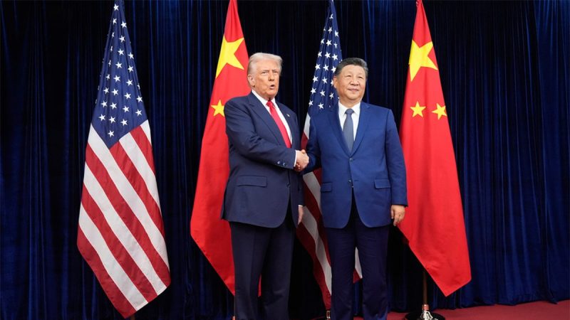 U.S. President Donald Trump met face-to-face with Chinese leader Xi Jinping on Thursday, the final day of Trump’s trip to Asia that included stops in Malaysia, Japan and South Korea, in an attempt to resolve the ongoing trade disputes between the two sides.
Trump has imposed substantial tariffs on China since returning to the White House in January, and Beijing retaliated with limits on exports of rare earth elements. Both sides want to avoid the risk of blowing up the world economy, which would harm their own countries.
The leaders of the world’s two largest economies spoke to the press in brief introductory remarks before meeting behind closed doors along with their top officials.
Xi said in his opening remarks that ‘it feels very warm seeing you again because it’s been many years.’
‘We do not always see eye to eye with each other,’ Xi said, noting that ‘it is normal for the two leading economies of the world to have frictions now and then.’
The Chinese leader added that the two countries ‘are fully able to help each other succeed and prosper together.’
<i>The Associated Press contributed to this report.</i>
<i>This is a developing story. Check back for updates.</i>
This post appeared first on FOX NEWS